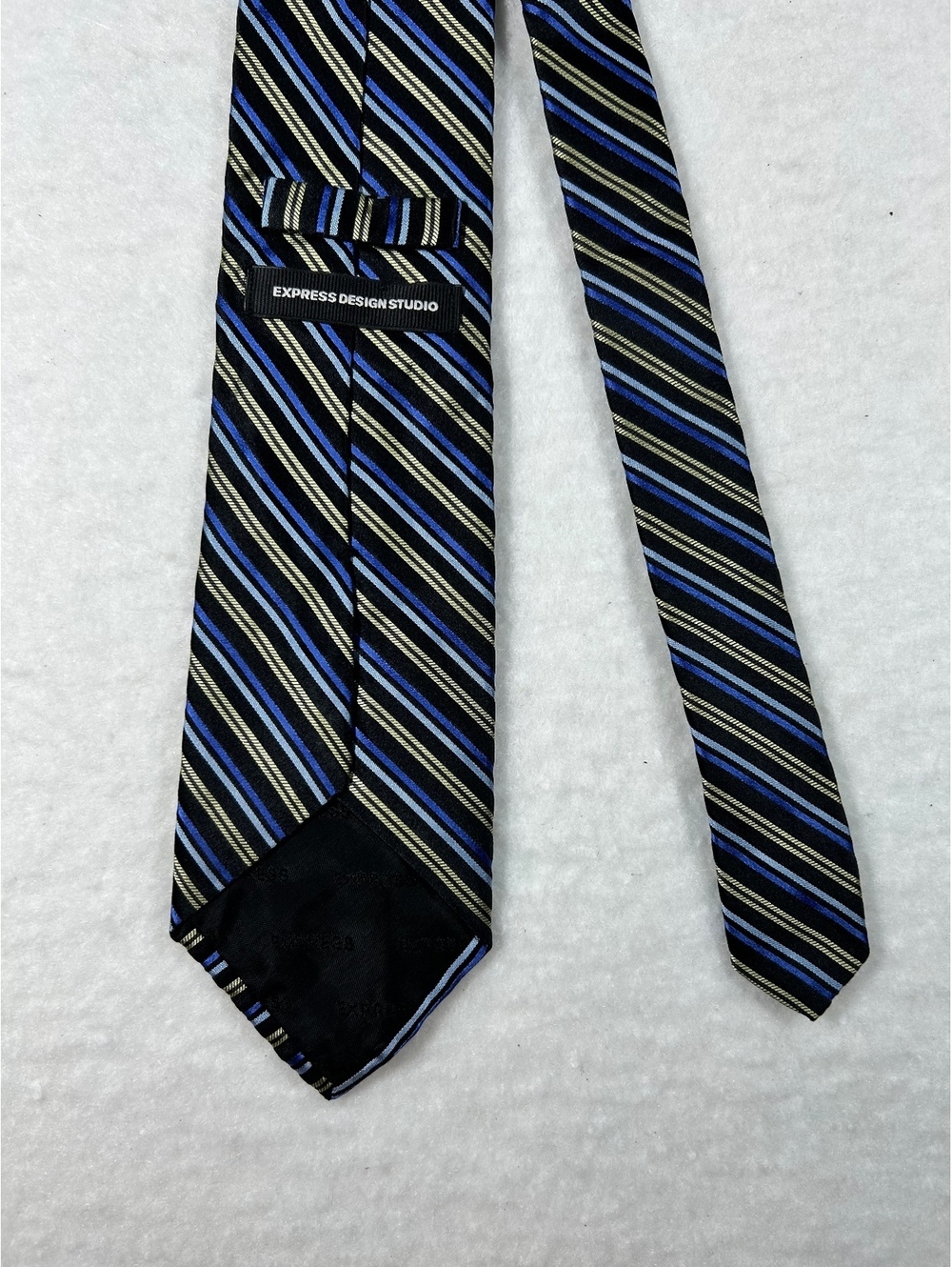 Express Design Studio Men's Silk Striped Tie